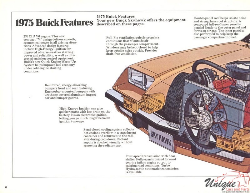 1975 Buick Skyhawk Brochure Page 7